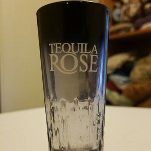 Tequila Rose Tall Shooter Shot Glass Black Smoke